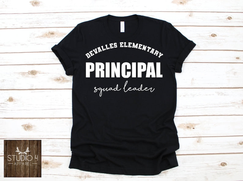 DeValles Elementary Custom Back to School Staff Squad Tees 
 TD1308 11