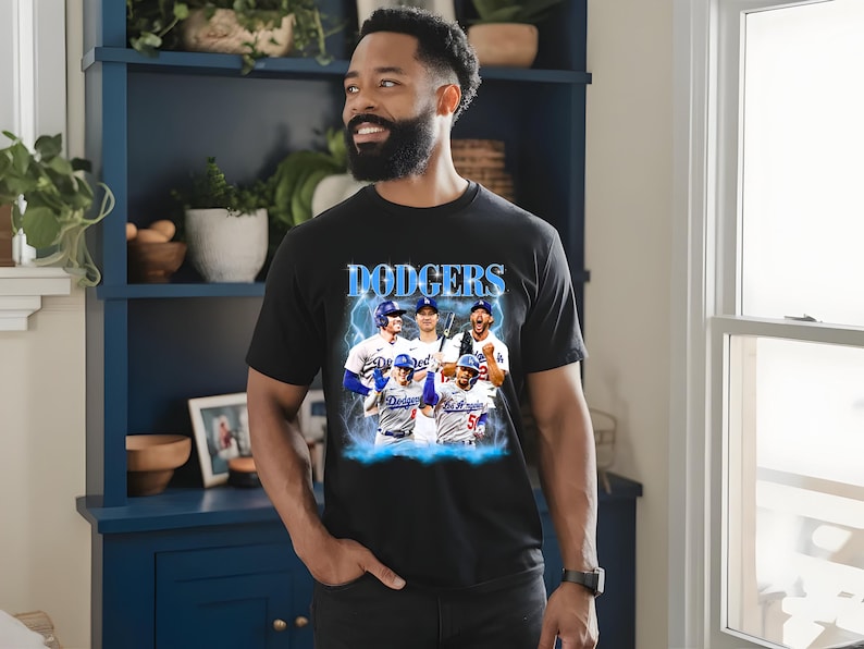 LA Baseball Inspired Unisex Dodgers Inspired T-Shirt, Baseball Los Angeles Dodgers Team