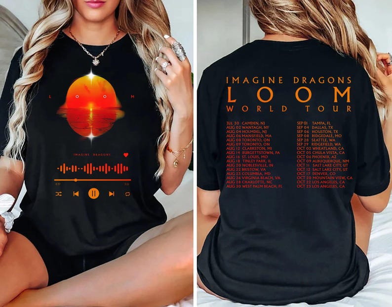 Vintage Imagine Dragons Double-side Shirt, Imagine Dragons 2024 Concert Shirt , Imagine Dragons 2024 Tour Merch Shirt, Shirt For Fan