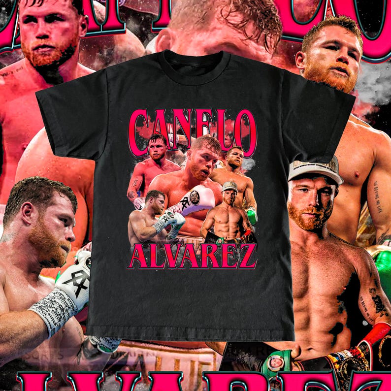 Vintage Canelo Alvarez Tee - Fighter Boxer Custom Vintage Design High Quality T Shirt