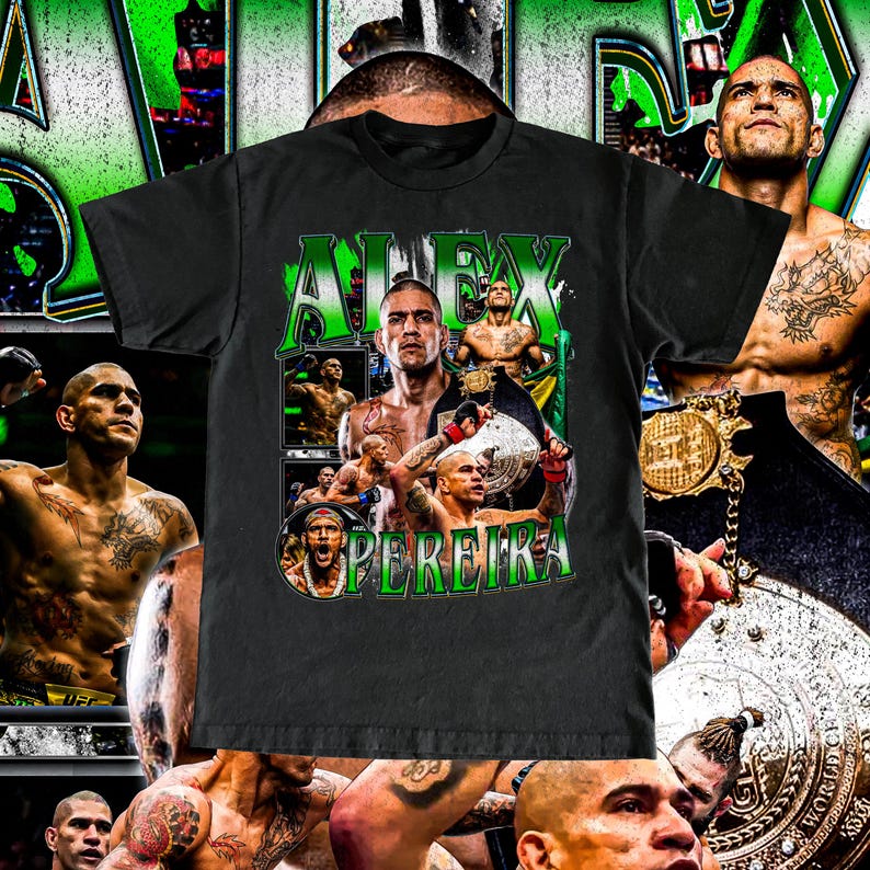 Alex Pereira Poatan High Quality T Shirt UFC Fan Champion Custom Vintage Design