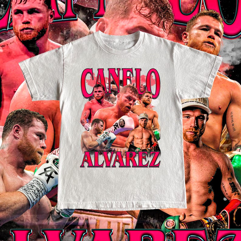 Vintage Canelo Alvarez Tee - Fighter Boxer Custom Vintage Design High Quality T Shirt