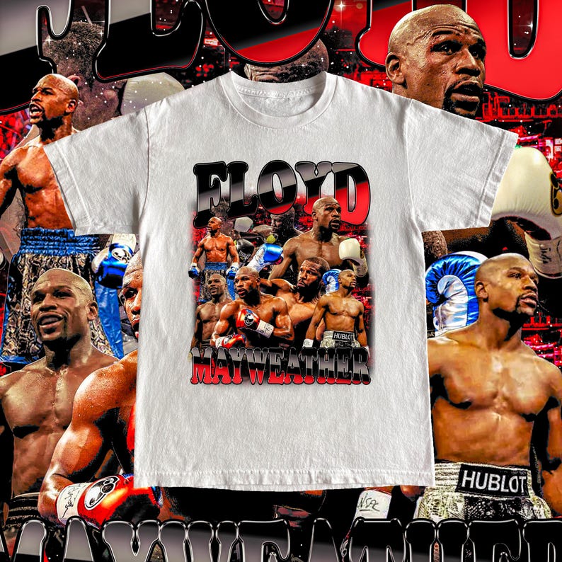 Vintage Floyd Mayweather Tee - Fighter, Boxer Custom Vintage Design High Quality T Shirt