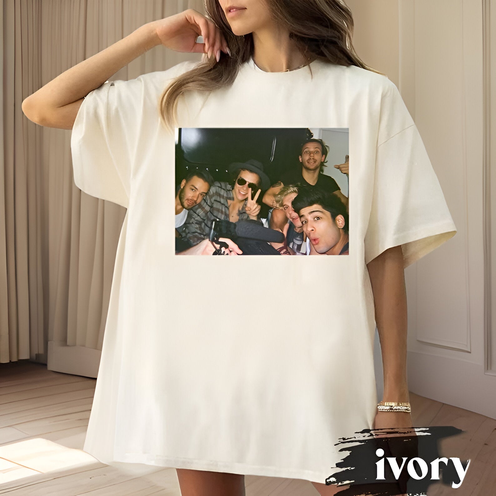 OT5 One Direction 1D Shirt, OT5 One Direction 1D vintage style selfie inspired merch TM22