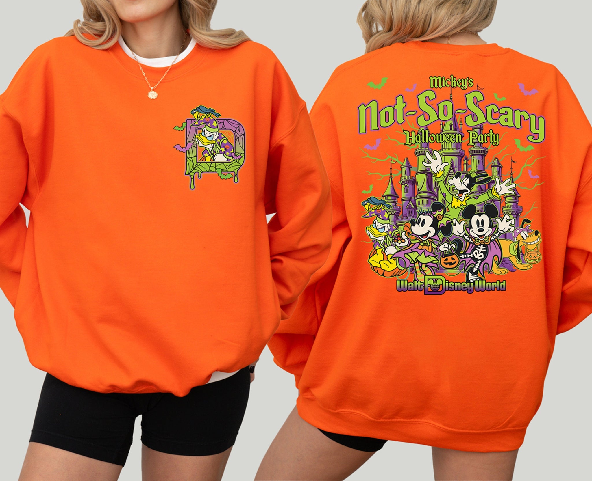 Mickey's Not So Scary Halloween Party Shirt, Walt Disney World Halloween Shirt, Mickey and Friends Halloween Shirt, Disney Halloween ShirtHW1608 03