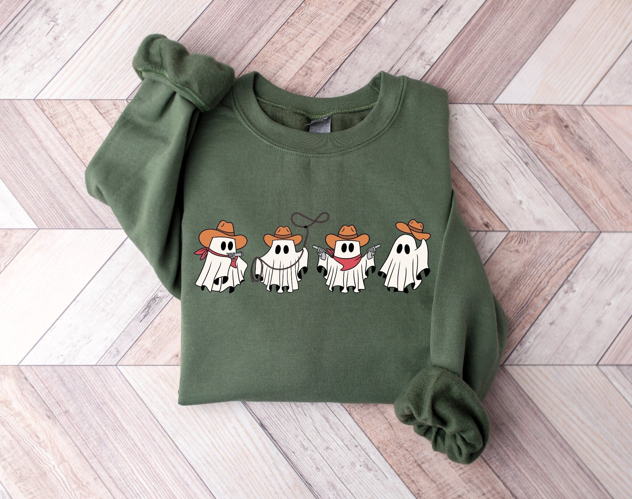 Cowboy Ghosts Shirt, Halloween Cowgirl Ghosts Shirt,Howdy Halloween Shirt Shirt, Ghost Boo Shirt, Western Cute Ghost Shirt, BooHaw Shirt, Spooky Season HW1908 19