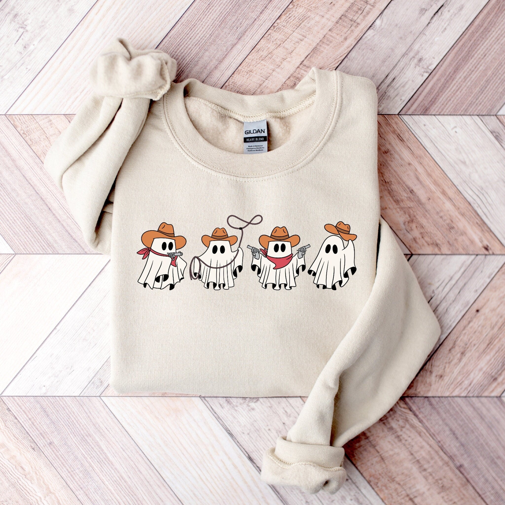 Cowboy Ghosts Shirt, Halloween Cowgirl Ghosts Shirt,Howdy Halloween Shirt Shirt, Ghost Boo Shirt, Western Cute Ghost Shirt, BooHaw Shirt, Spooky Season HW1908 19