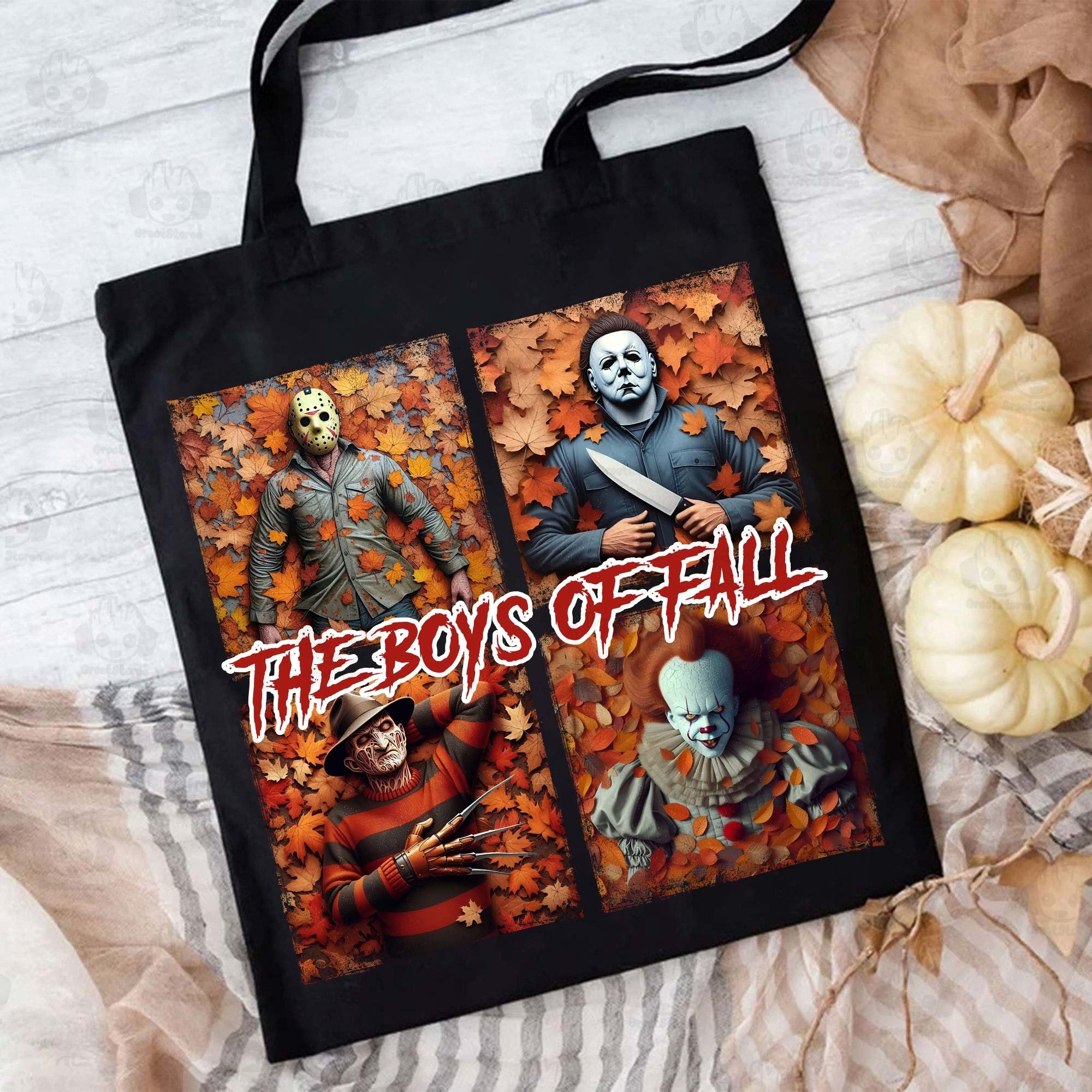 Halloween Horror Characters Shirt, The Boys Of Fall Shirt, Halloween Killer Daily Life Shirt, Scary Movie Shirt, Halloween Shirt,   HW1908 02