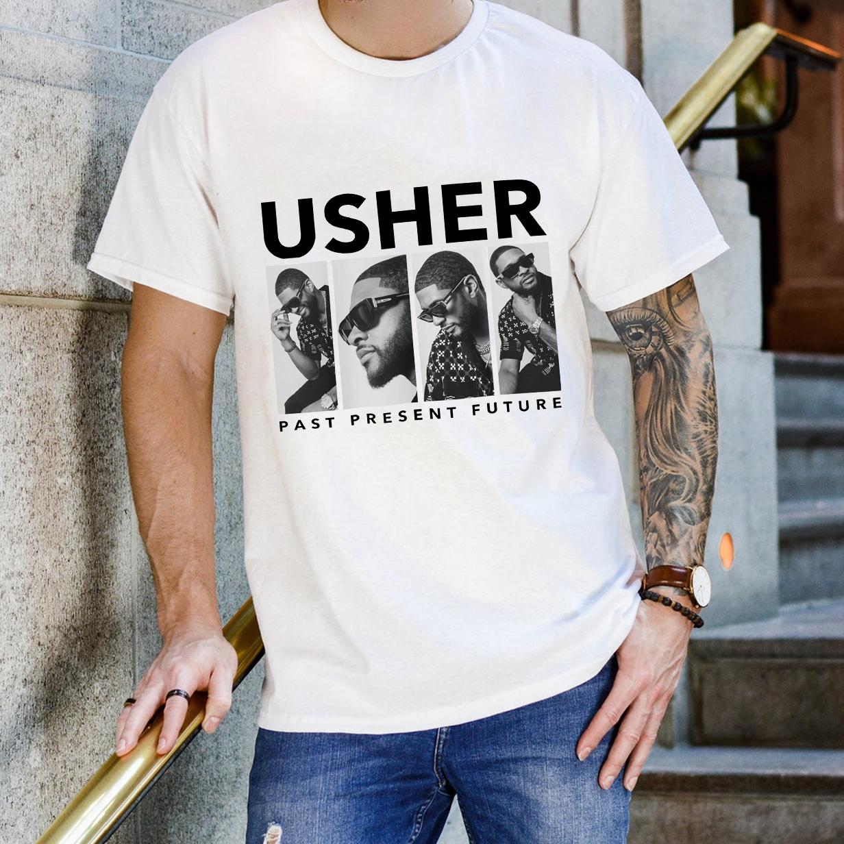 New Usher Concert Shirt, Retro Graphic R&B Concert Shirt, Usher Coming Home Tour Shirt, Usher Concert Group Shirt MS1908 10