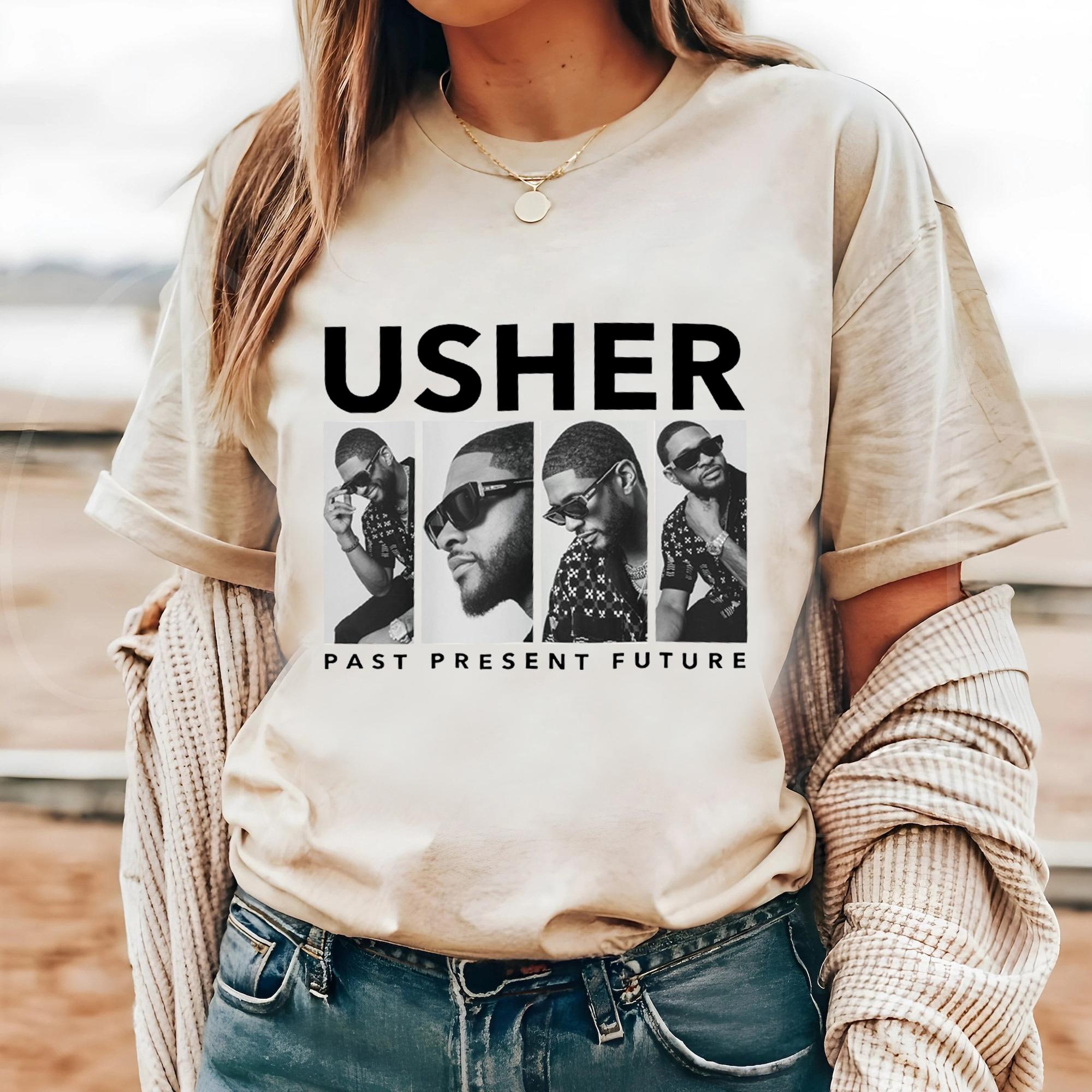 New Usher Concert Shirt, Retro Graphic R&B Concert Shirt, Usher Coming Home Tour Shirt, Usher Concert Group Shirt MS1908 10