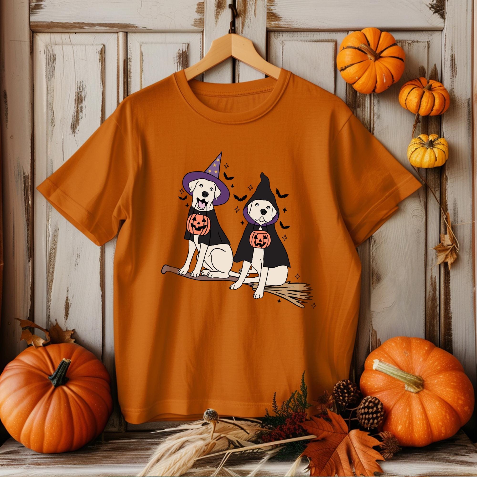 Witch Dogs Shirt, Halloween Dog Shirt, Flying Dogs Shirt,Cute Dog Lover Shirt, Halloween Dog Mom Shirt,  Spooky Season Shirt, Funny Spooky Vibes Shirt HW1908 14