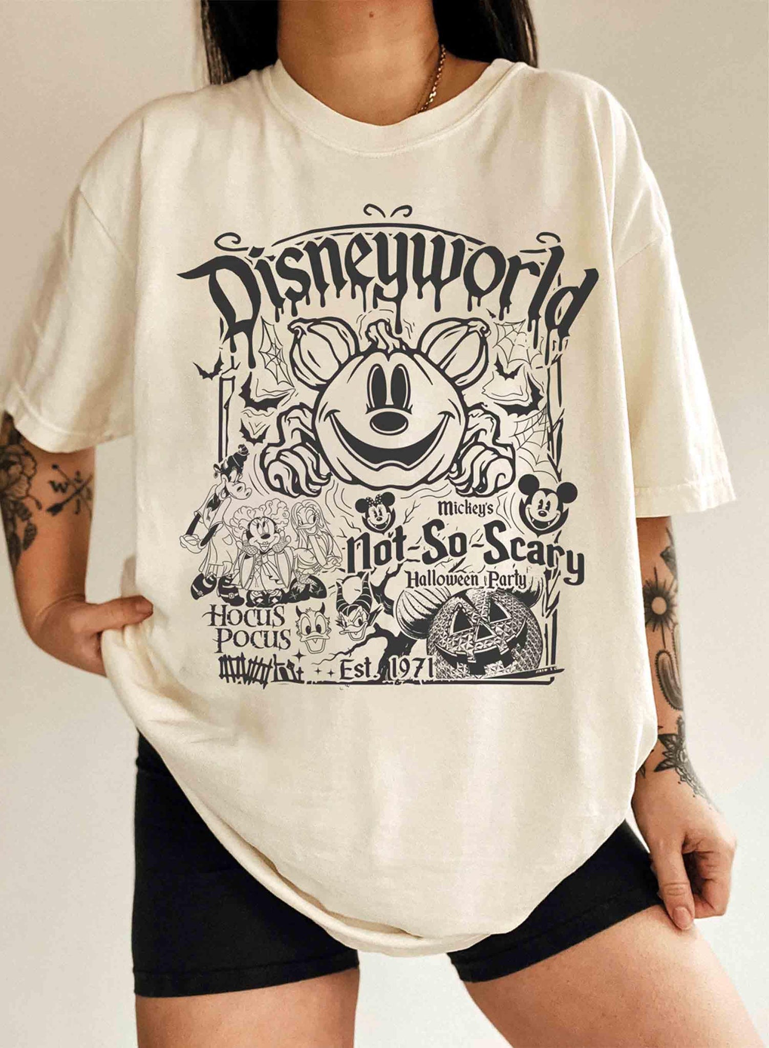 Retro Disneyworld Est.1971 Halloween Shirt, Mickey's Not So Scary Party Shirt, Hocus Pocus Shirt, Disney Halloween Shirt, Halloween GiftHW1608 01