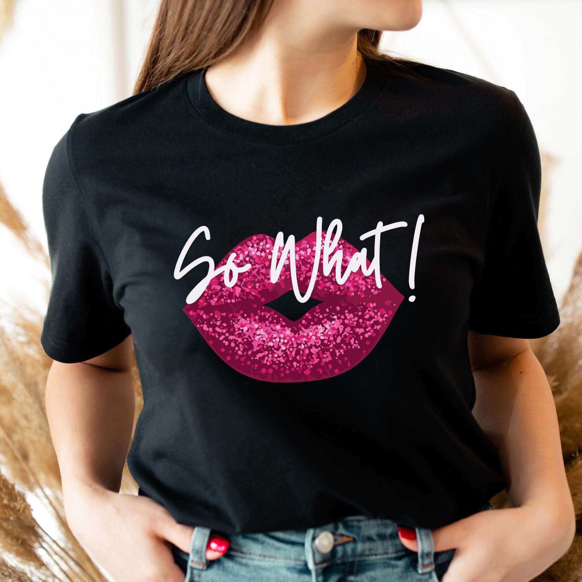 Trendy P!nk T Shirt, For Music Lovers Concert Tee For Pink,Pink Lover Gift For Her, Pink Concert Outfit, Song Lyrics Tee, So What Song Shirt TD2308 10