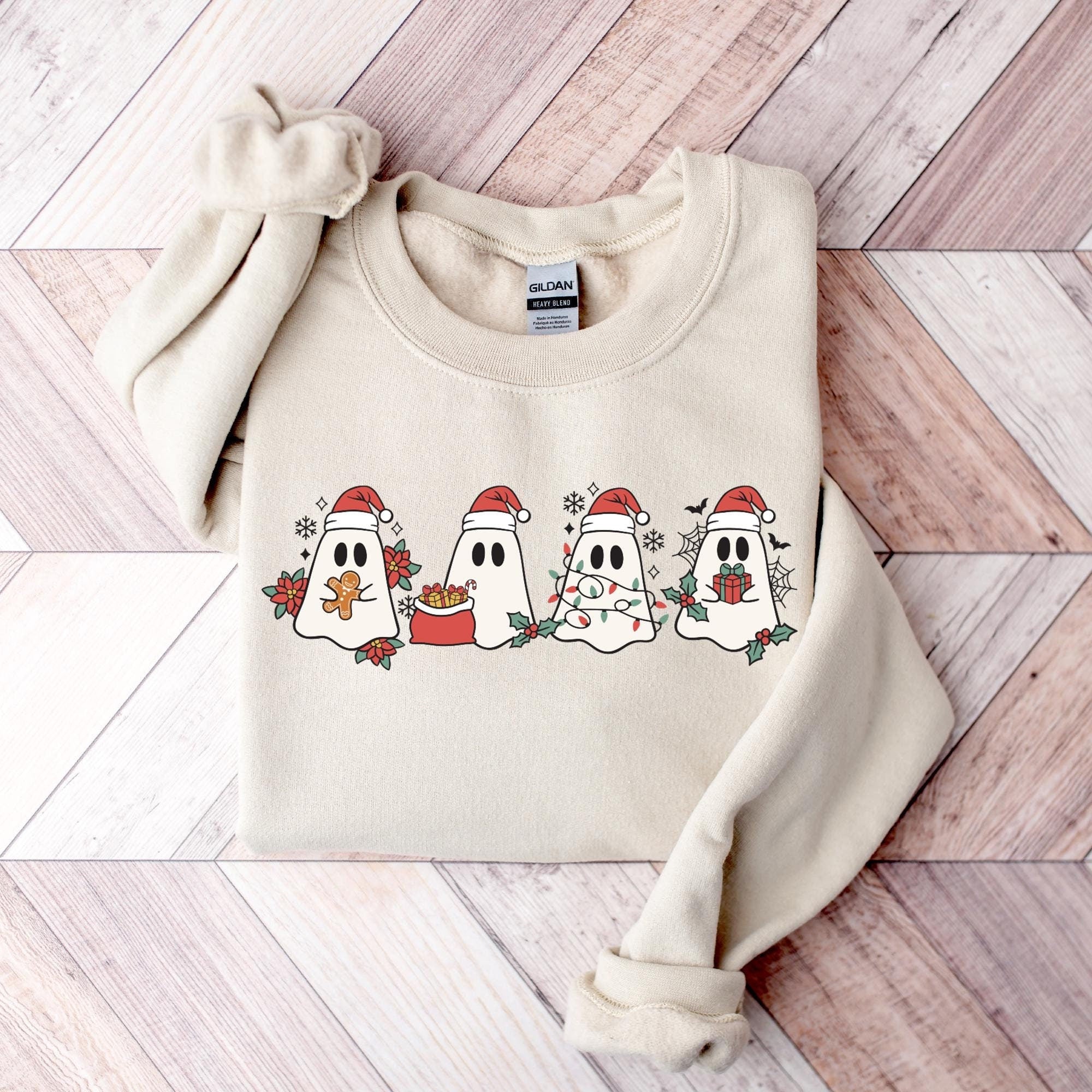 Christmas Ghosts shirt, Funny Xmas shirt, Christmas Vibes, Santa Claus shirt, Merry Christmas T-Shirt Design, Happy Christmas shirt, Merry Ghostmas HW2208 13