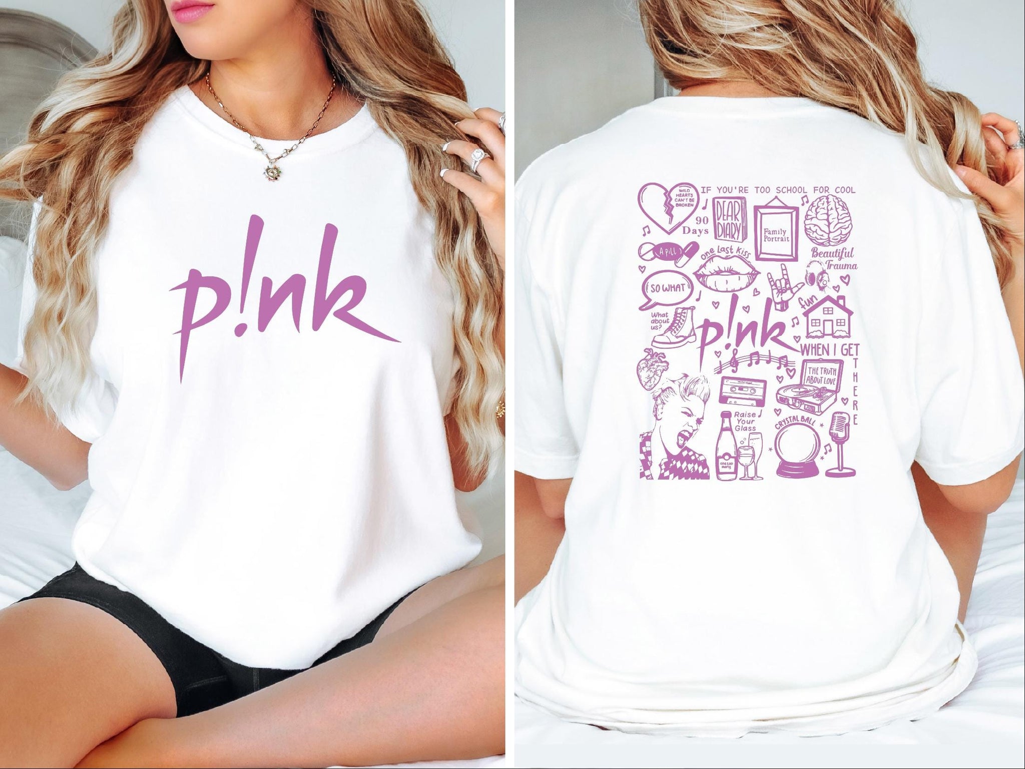 P!nk Summer Carnival, Pink Singer Tour, Music Festival Shirt, Concert Apparel, Tour Shirt, Pink Music Clothing, Trustfall Album Tee MS1908 01