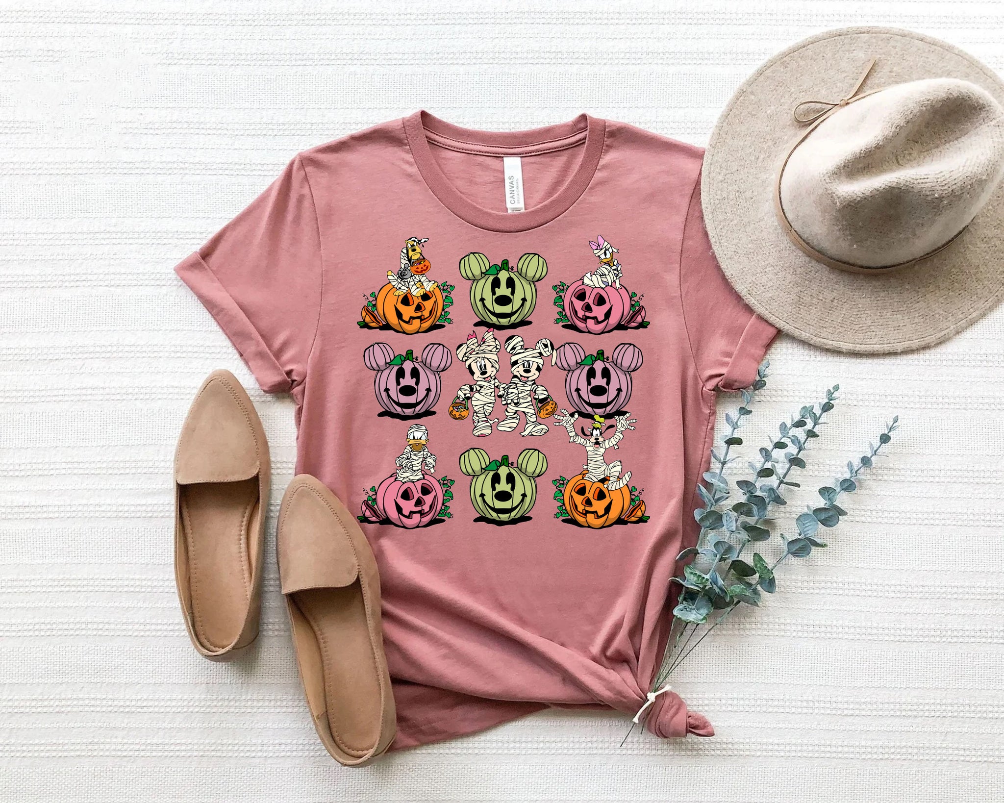 Disney Halloween shirts,Disney Pumpkins with Halloween costumes,Halloween Tee,halloween shirt,halloween tee,halloween gift,funny halloween TD2308 03