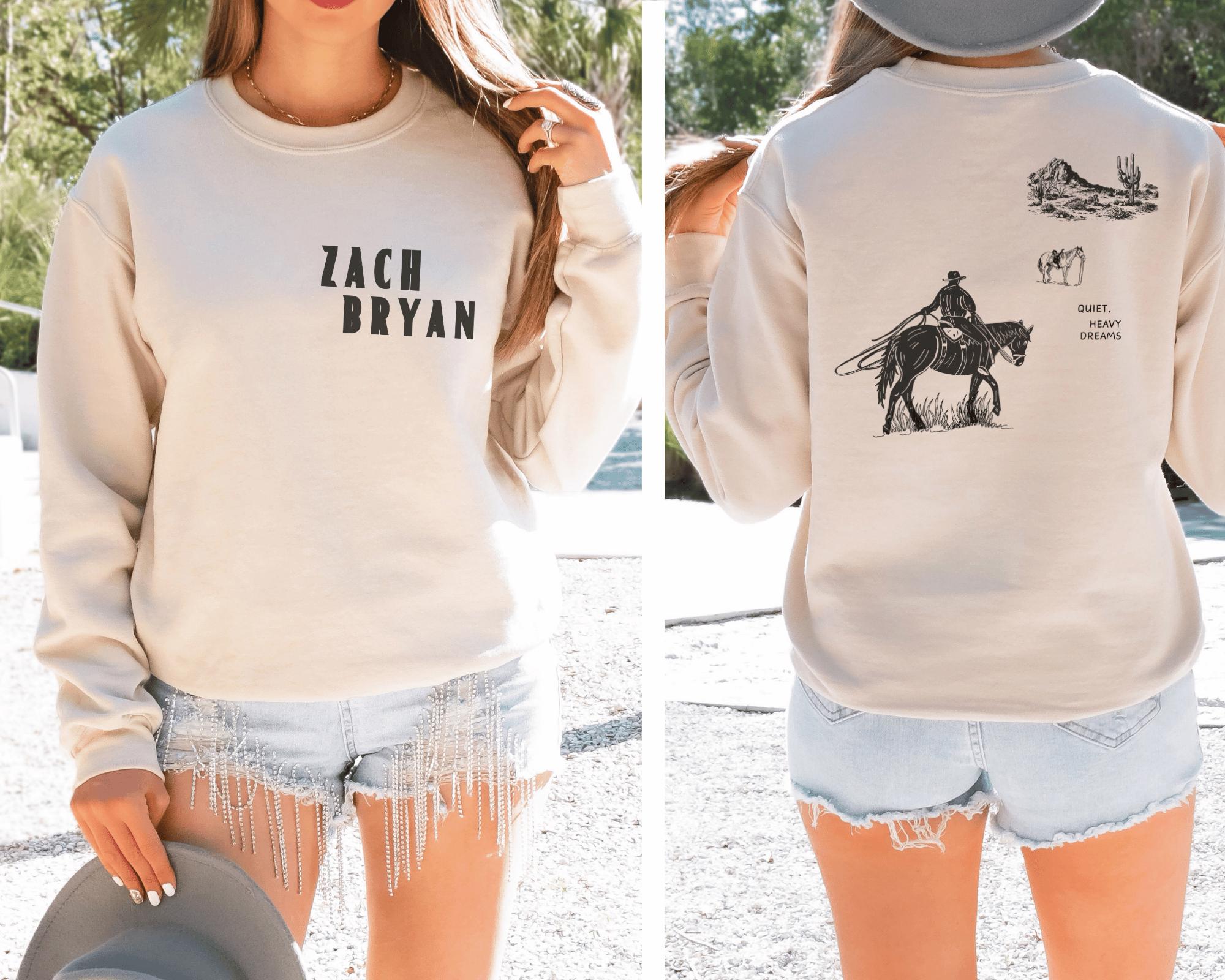 Zach Bryan Hoodie, Childers Bryan 24 Cowboy Sweatshirt, Retro Rodeo Gift, Desert Outfit, Western Man Top, Country Girl Clothing, Music Zach MS2008 19