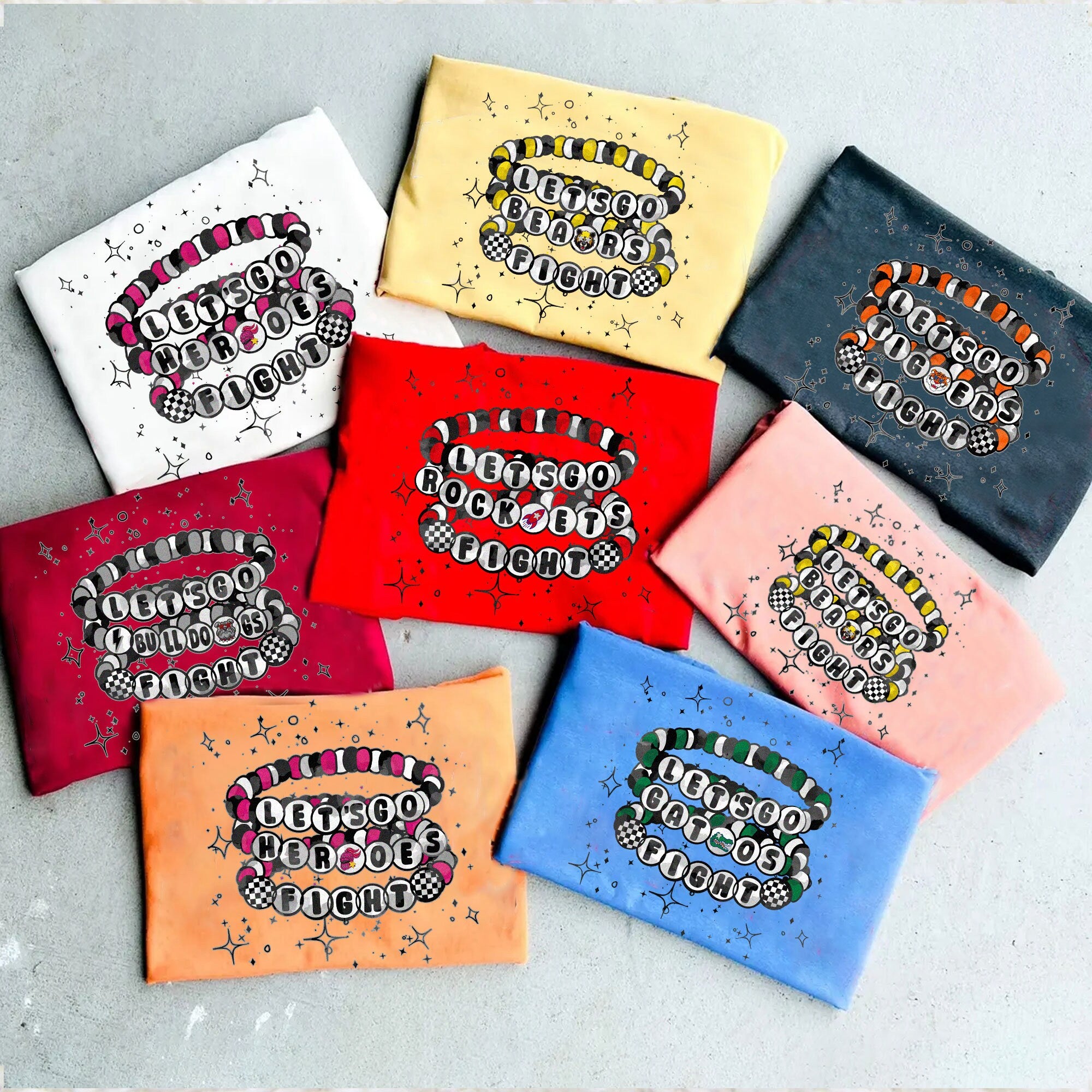 Custom Mascot Spirit Bracelets Shirt, Custom Watercolor Mascot Shirt, Custom School Shirt, Team Mascot, School Spirit SC1908 04