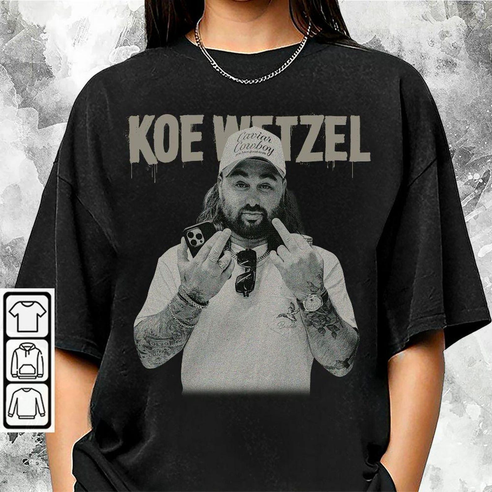 Koe Wetzel Shirt, Koe Vintage Western Music, Wetzel Concert Tour Bootleg 90s Gift Unisex Shirt, Music Tour 2024, Trending Tee TD2908 02