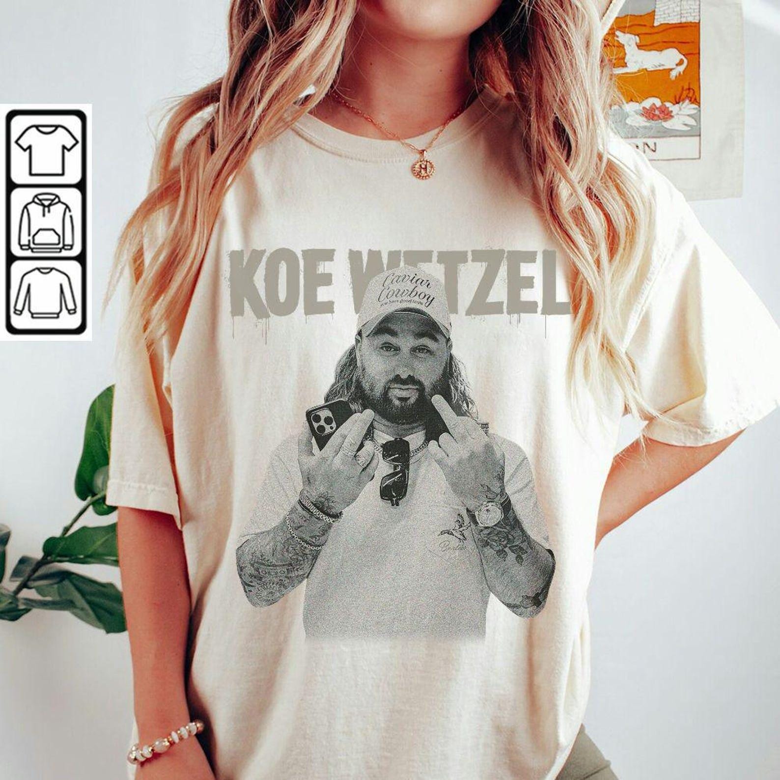 Koe Wetzel Shirt, Koe Vintage Western Music, Wetzel Concert Tour Bootleg 90s Gift Unisex Shirt, Music Tour 2024, Trending Tee TD2908 02