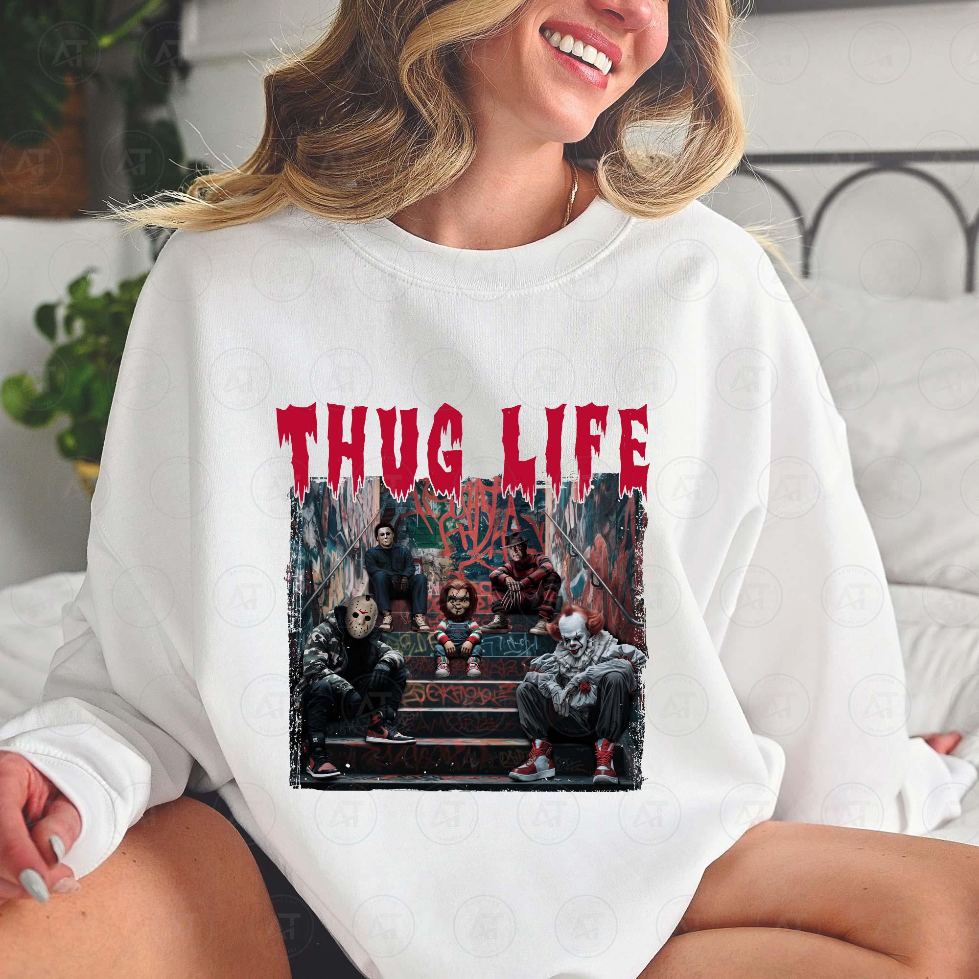 Thug Life Horror Movie Shirt, Movie Killers Shirt, Scary Halloween Movie Shirt, Horror Movie Shirt, Series Killer Halloween Shirt, Download Files HW1708 06