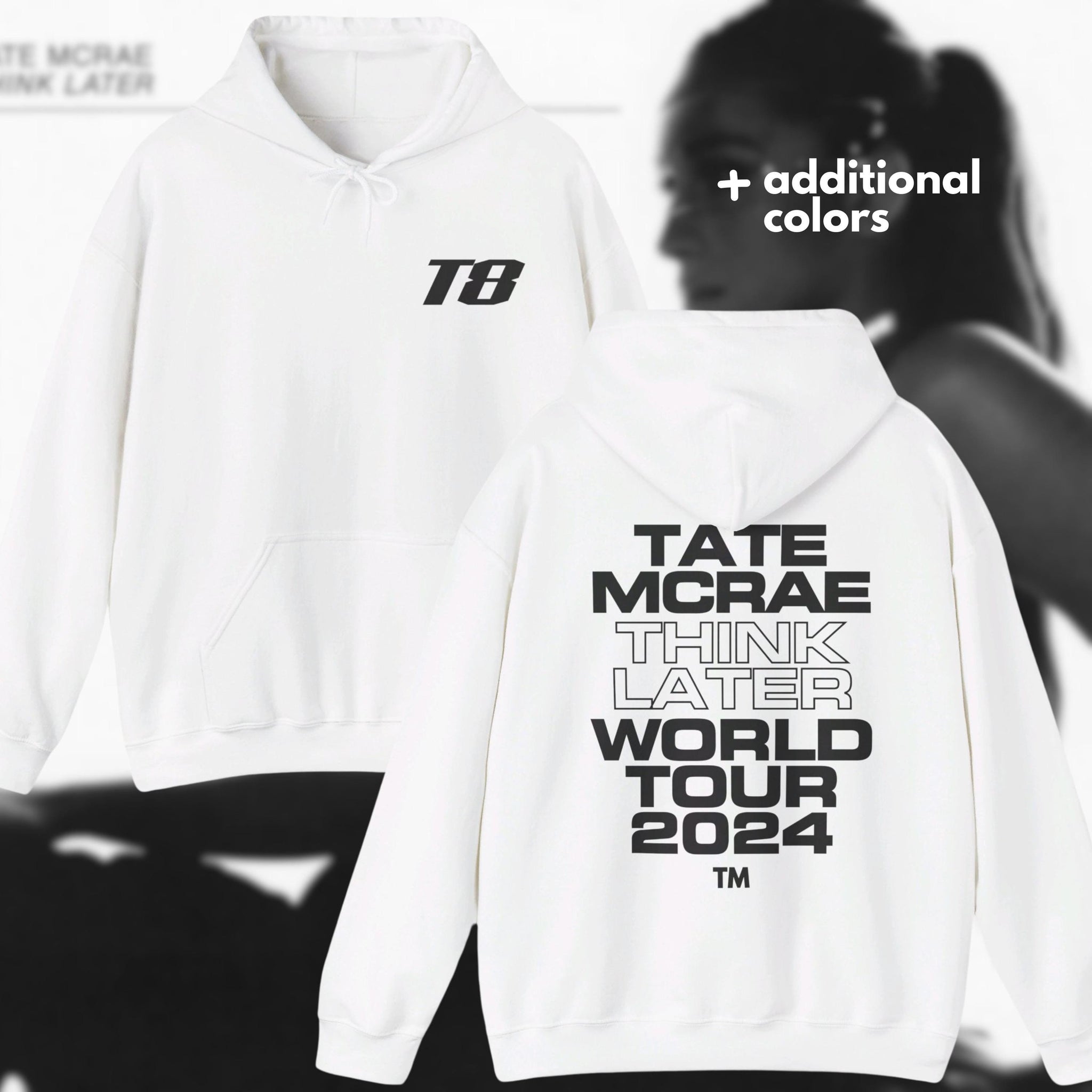 Tate Mcrae Think Later World Tour Hoodie, Tate Mcrae Hoodie, Think Later Hoodie