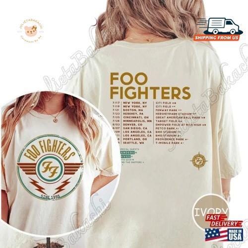 Everything Or Nothing At All T-shirt, Music Tour Shirt, 2024 Tour Shirt, Foo Band Concert, Rock Band Music Tee, Foo Figh Band Casual Shirt MS2008 09