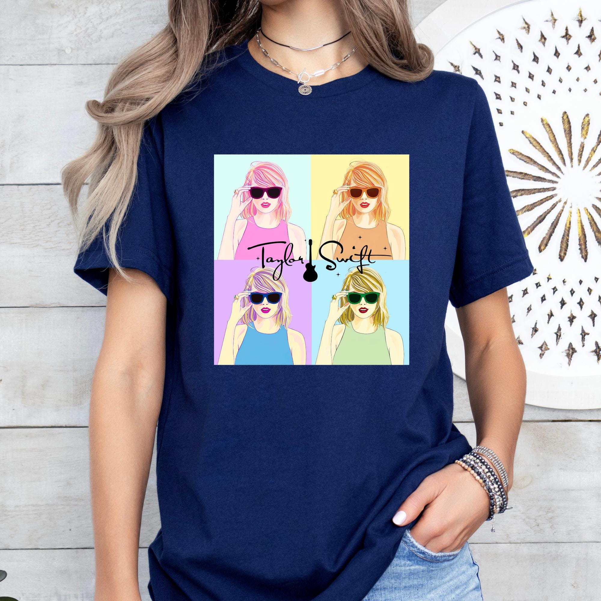 Taylor Swift Shirt, Four Taylor Swift Pictures, Taylor Swift Kids Shirt, Gift for Her, Little Swiftie Shirt, Taylor Concert Shirt