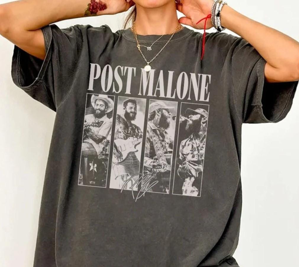 Posty Rap Shirt, Vintage Posty Graphic Shirt, Malone Music The Album Shirt, Tour 2024 Shirt, Posty Tour Rapper Gift for Women Men Tee Shirt