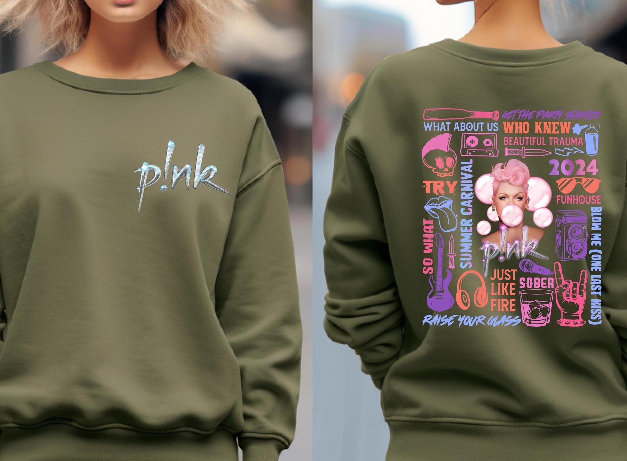 P!nk Pink Singer Summer Carnival 2024 Tour Shirt,Pink Fan Lovers Shirt,Music Tour 2024 Shirt,Trustfall Album Shirt,Concert 2024 P!nk shirt MS2008 21