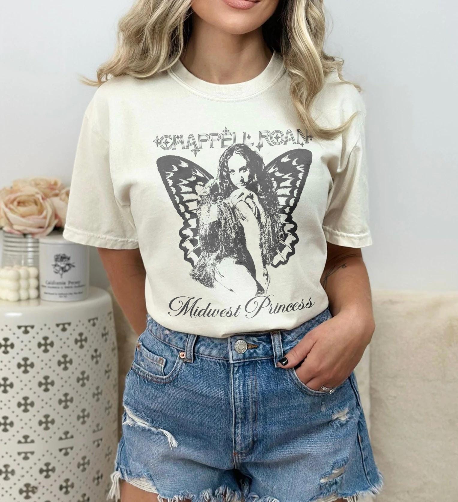 Vintage Chappell Roan Shirt, Chappell Roan Hot To Go Shirt, Chappell Roan Merch, The Rise and Fall of a Midwest Princess, Good luck babe tee TD2908 17