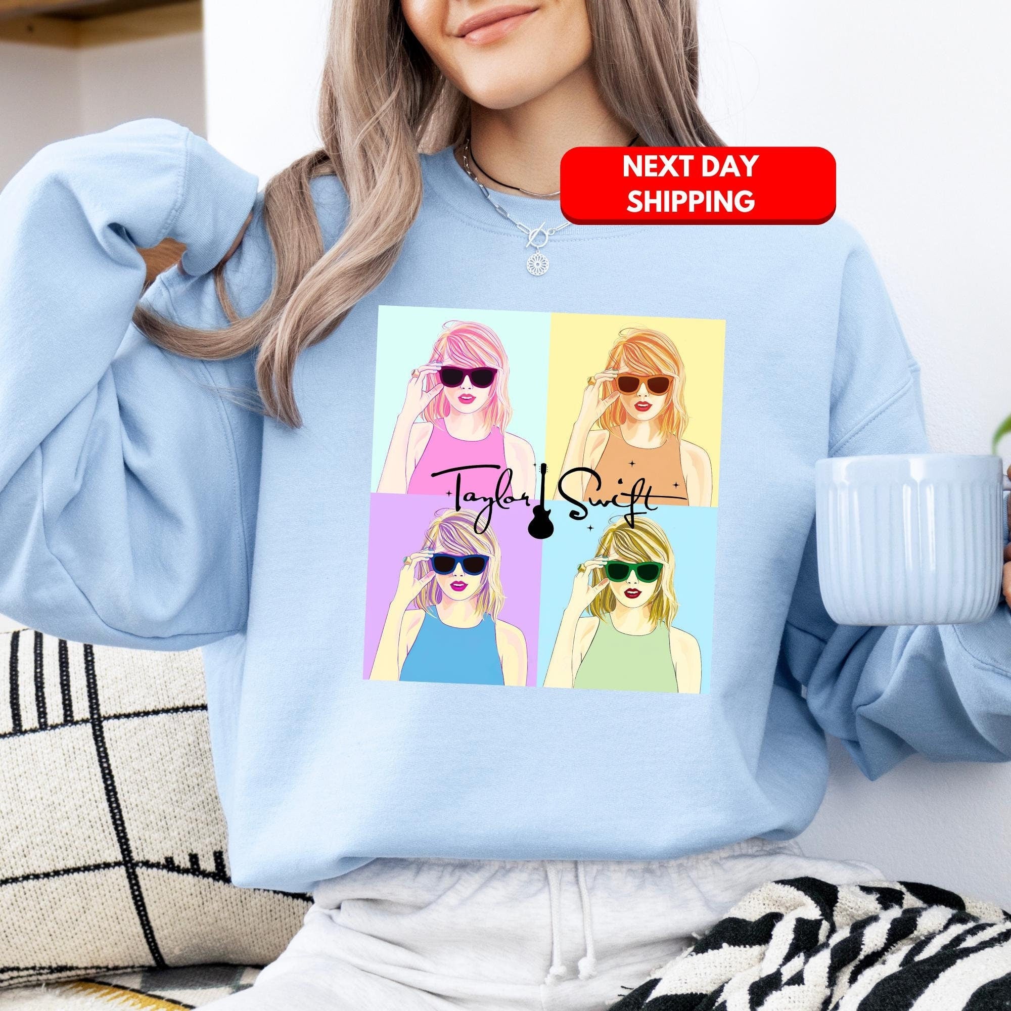 Taylor Swift Shirt, Four Taylor Swift Pictures, Taylor Swift Kids Shirt, Gift for Her, Little Swiftie Shirt, Taylor Concert Shirt