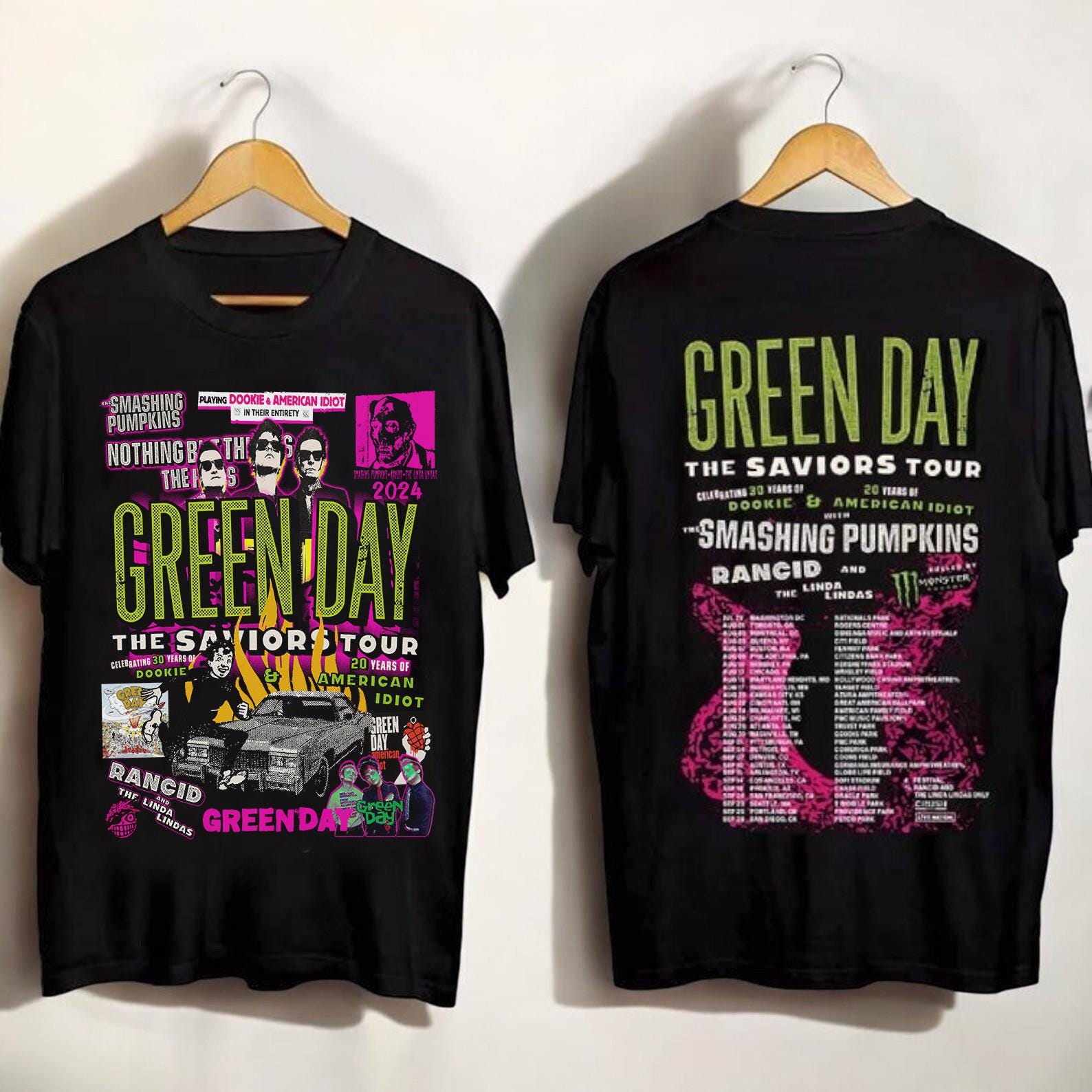 Green Day Dookie Album T-shirt - Green Day Band Shirt - Dookie Album Tee - Nu-metal Band T-shirt, Green Day Savior Tour, Green Day 1 TD0409 10