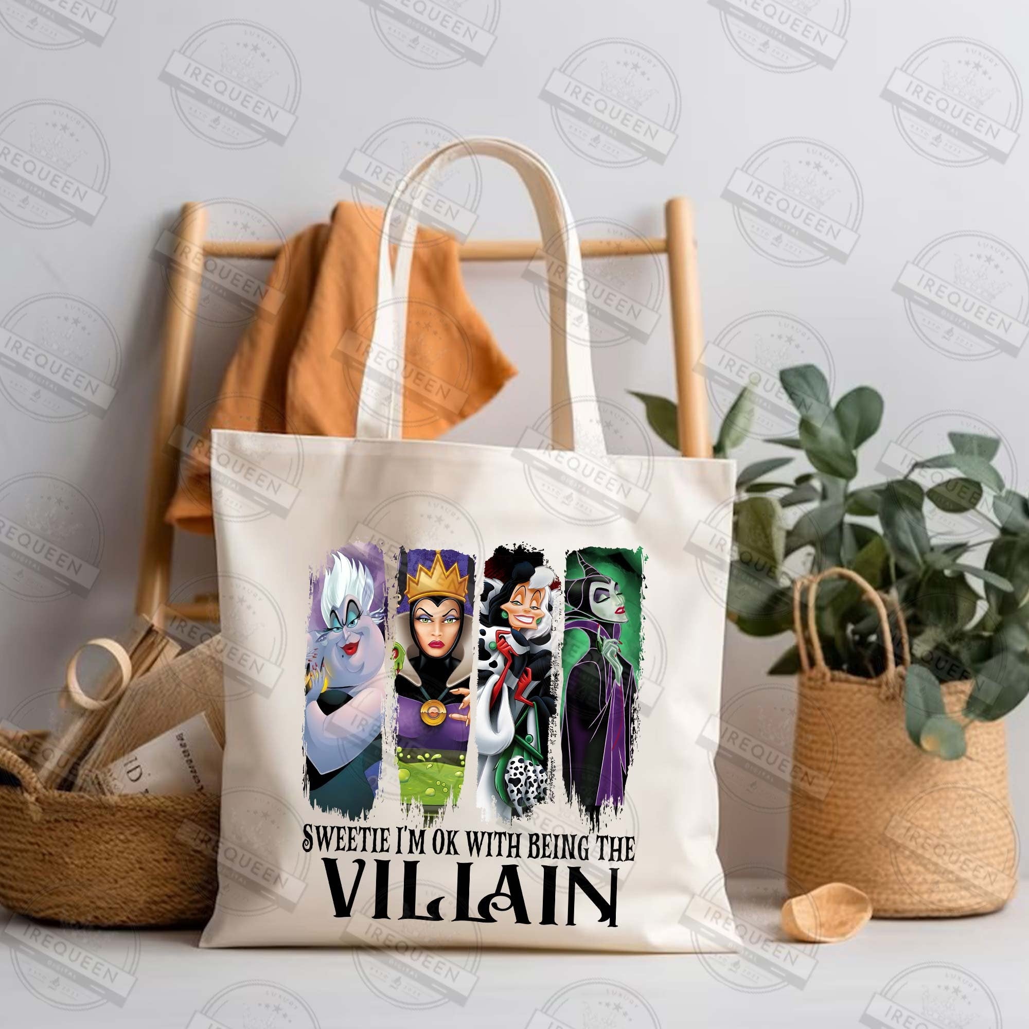 Villain Gang Shirt, I’m Okay Being Villain Shirt , Retro Halloween Costume Shirt, Villains Wicked Shirt, Family Trip Shirt,  Digital File HW1708 22