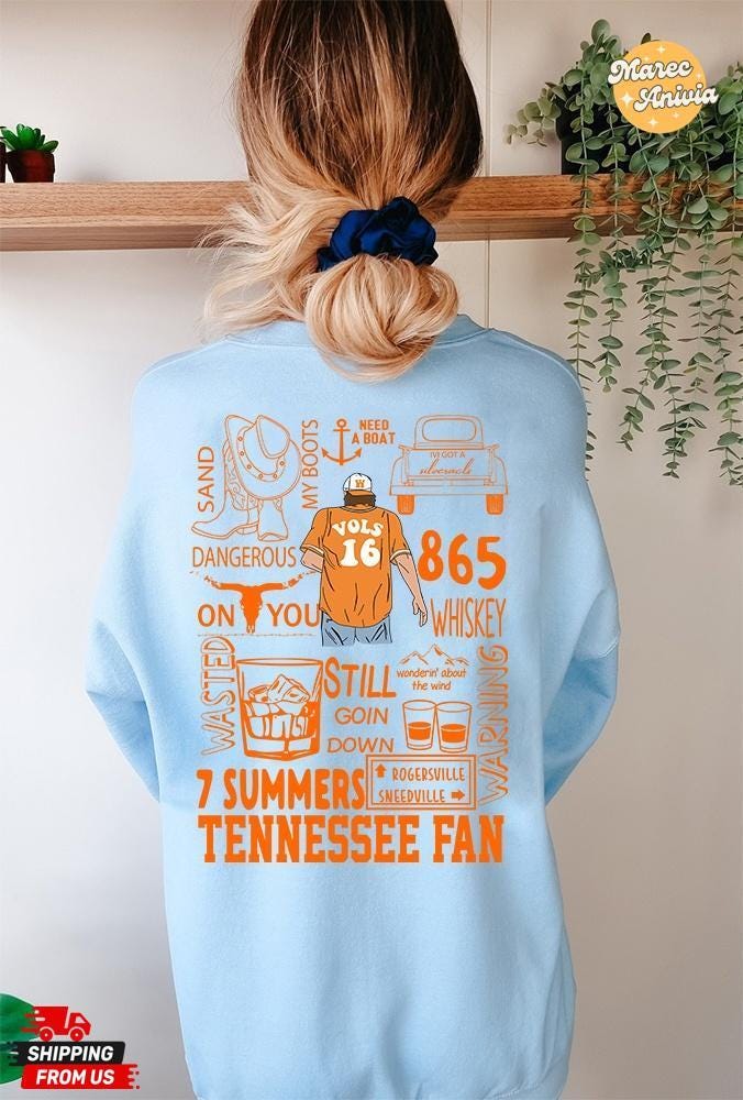 Morgan Wallen 7 Summer Tennessee Fan T-Shirt, Morgan Wallet Shirt, Tennessee Vols Wallen Sweatshirt, Morgan Wallen Merch, Gift For Him TD0509 01