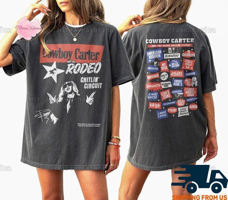 Beyonce Cowboy Carter Shirt, Beyonce Albums Shirt, Beyonce Songs Shirt, Levii's Jeans Shirt, Cowboy Carter Tshirt, Blackbiird Shirt TD0509 07