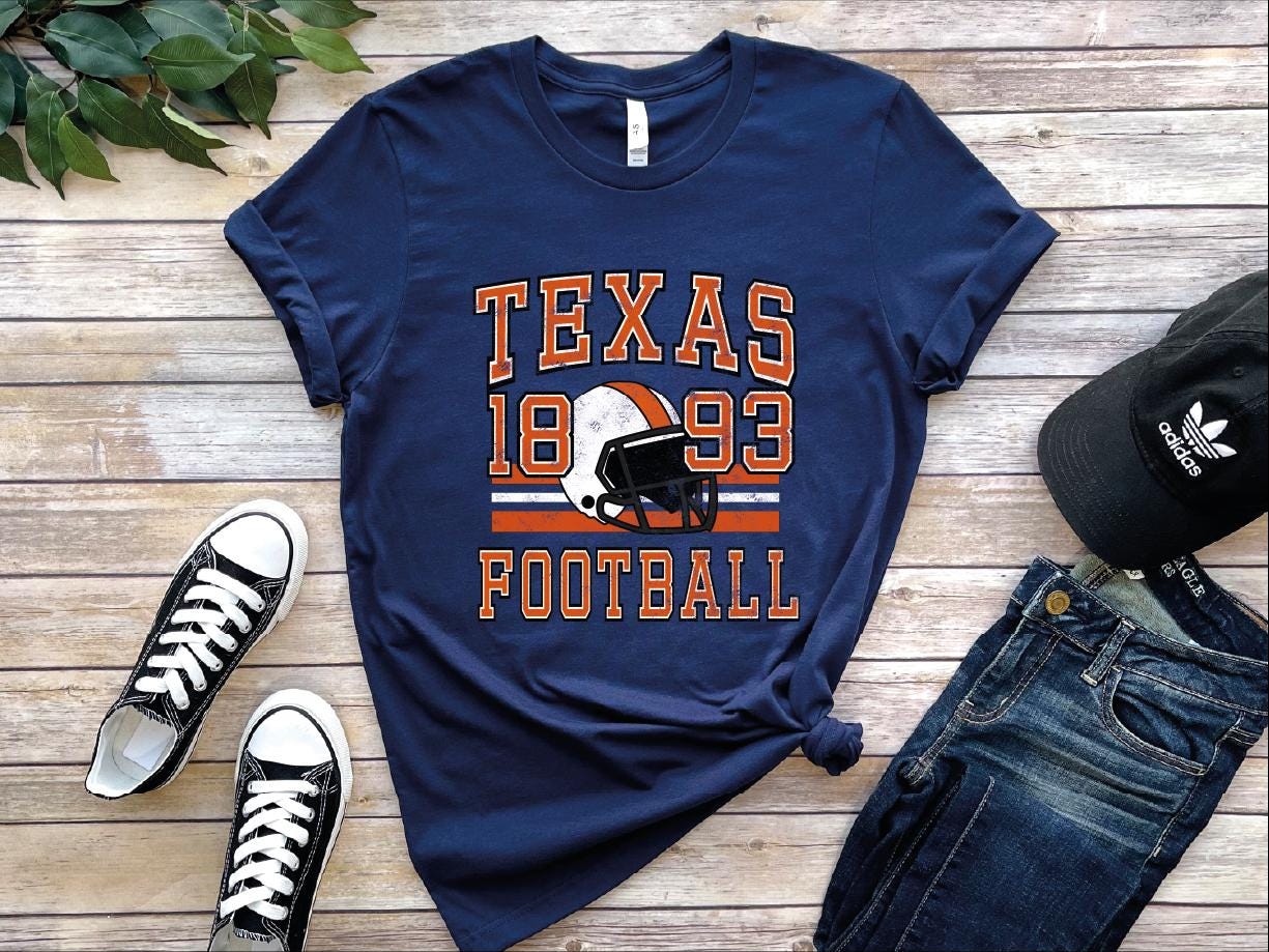  Texas Football Shirt, Texas Football Shirt, Texas Shirt, Texas Game Day Shirt, Vintage Women's Shirt, Texas College Shirt