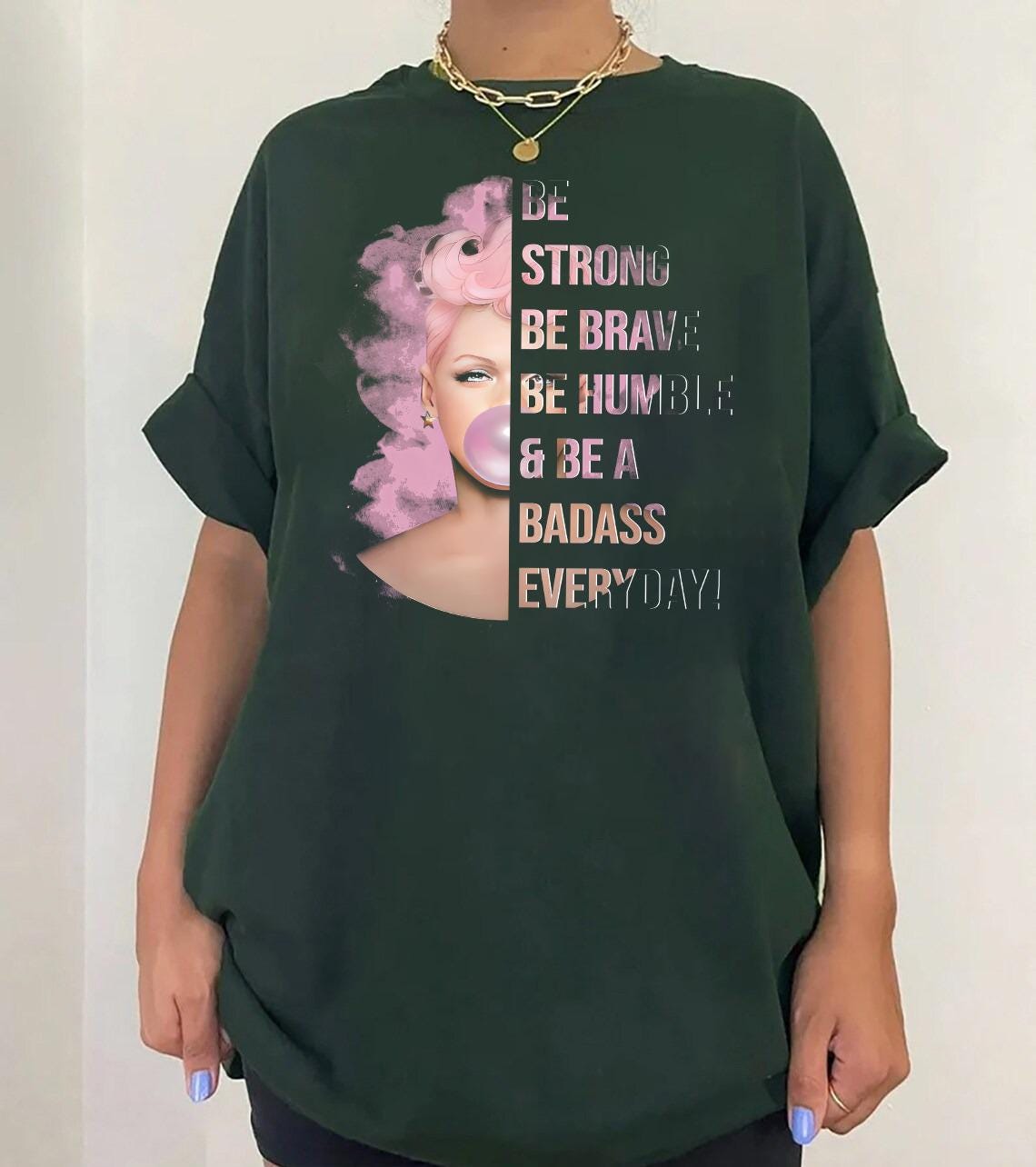 P!nk Be Strong Shirt, Pink Singer Tour Tee, Summer Carnival 2024 Shirt, Pink Music Festival Shirt, Trustfall Album Shirt, Pink Gift For Fan MS1708 07