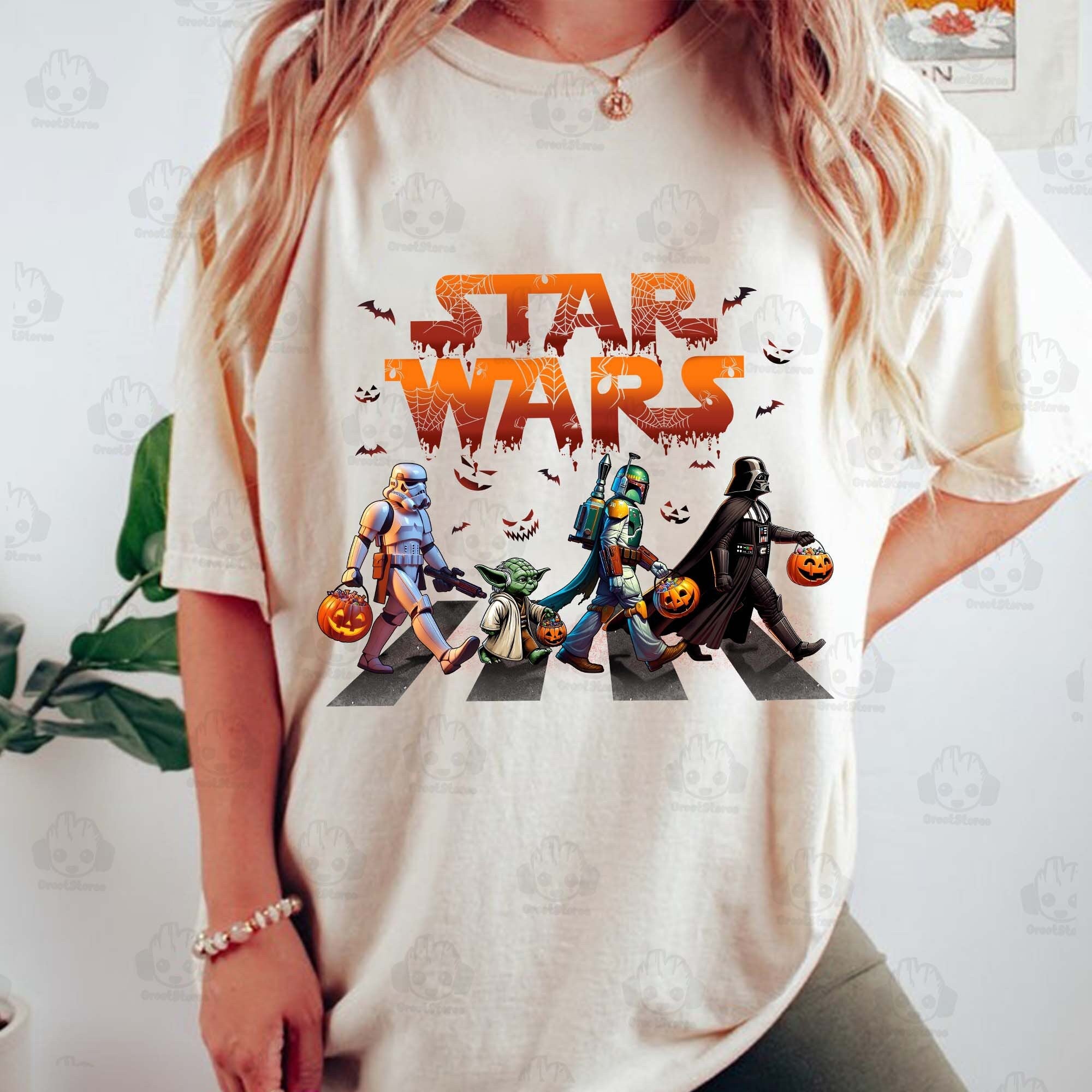 Galaxy Walking Halloween 2024 Shirt , Not So Scary Halloween Shirt, Family Halloween Shirts Shirt, Halloween Cartoon Shirt, Halloween Shirt HW1908 03