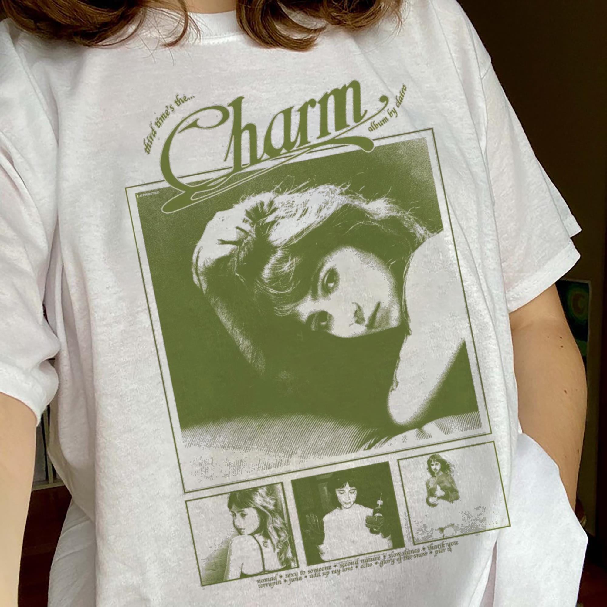 Clairo Charm aesthetic album tshirt, Clairo inspired sweatshirt, hoodie TD1010