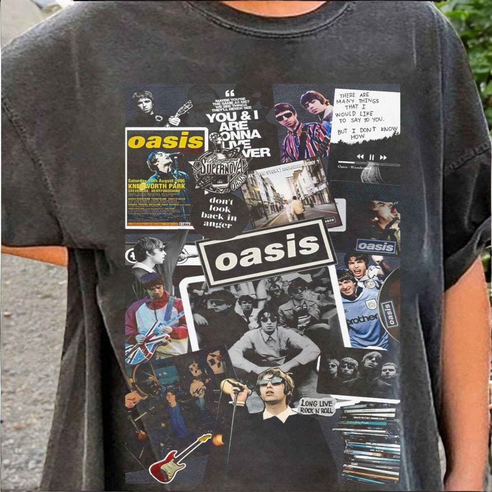 Oasis Reunion Comfort T-Shirt, Oasis Merch, Liam Gallagher, Noel Gallagher, Perfect Gift for Oasis Fans, definitely maybe, Oasis Tour TD2908 05