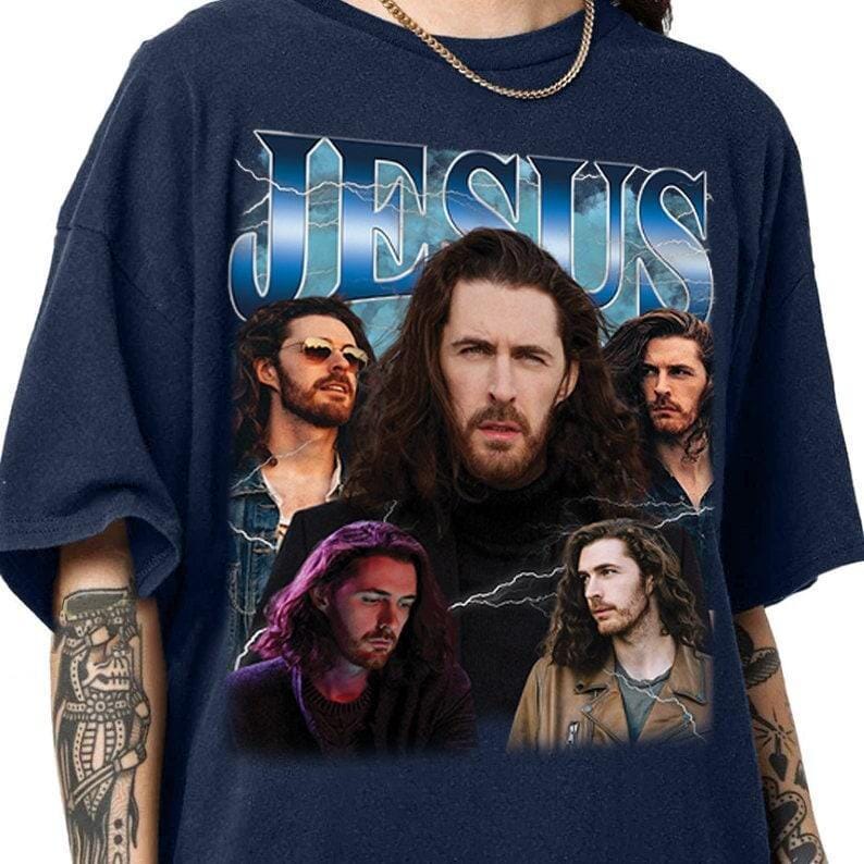 Hozier Jesus Vintage T-Shirt, Gift For Woman and Man Unisex T-Shirt TD3008 02