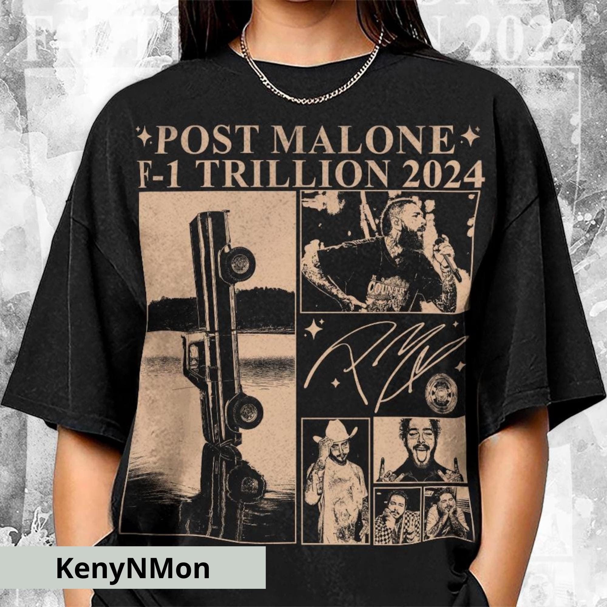 Vintage Post Malone The F-1 Trillion 90S Shirt, Bootleg Rapper Retro Post Malone Pour Me A Drink's Gift For Man And Woman, 2024 Music Tour MS2008 13