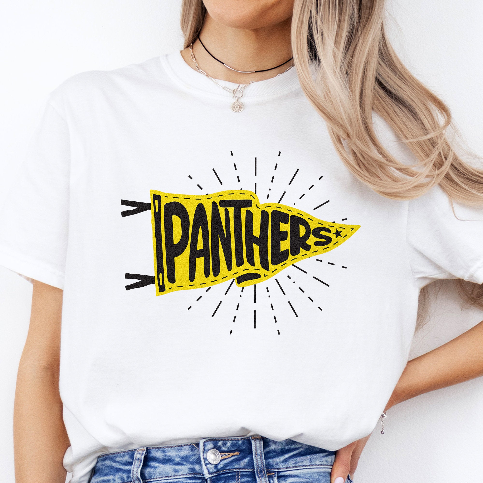 Custom Mascot Pennants Flag Shirt, Pennant Mascot Shirt, School Spirit Shirt, Matching Team Tee, Homecoming Pennant Color, SC1908 01