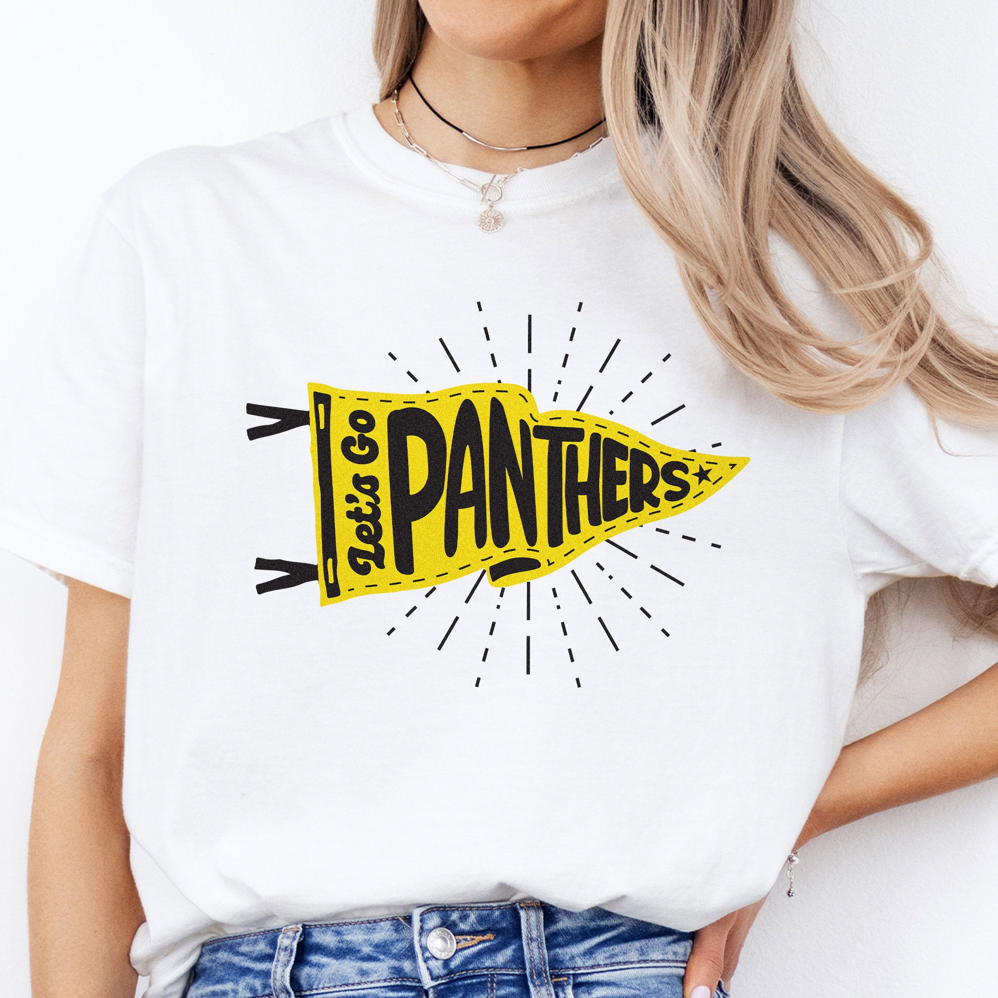 Custom Mascot Pennants Flag Shirt, Pennant Mascot Shirt, School Spirit Shirt, Matching Team Tee, Homecoming Pennant Color, SC1908 03