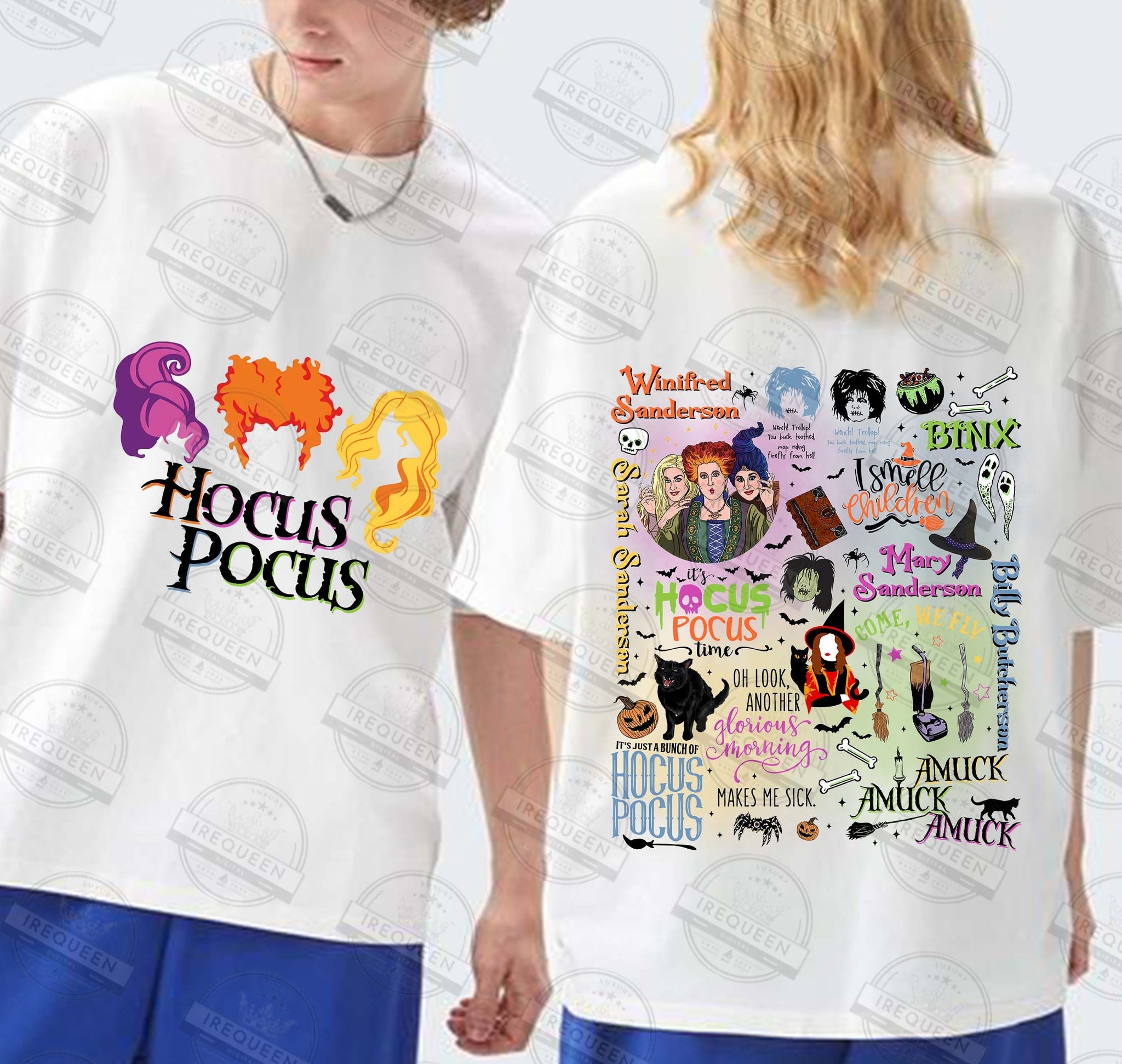 Witches Sisters Movie Shirt, Retro Halloween Character Shirt, Bad Witches Vibes Shirt, Retro Witches Movie Shirt, Halloween Design Shirt, Digital File HW1908 12