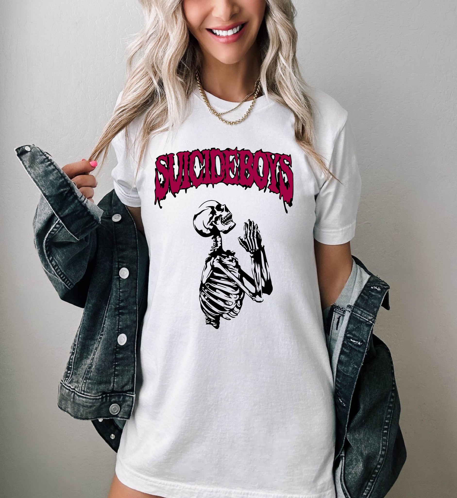 Suicide Boys Shirt,Suicide Boys Fan,G59,Scrim Grey Day Tour,Suicide Boys Skeleton Shirt,Grey Day Tour,Suicide Boys Fan,Suicide Boys Tour MS2108 21