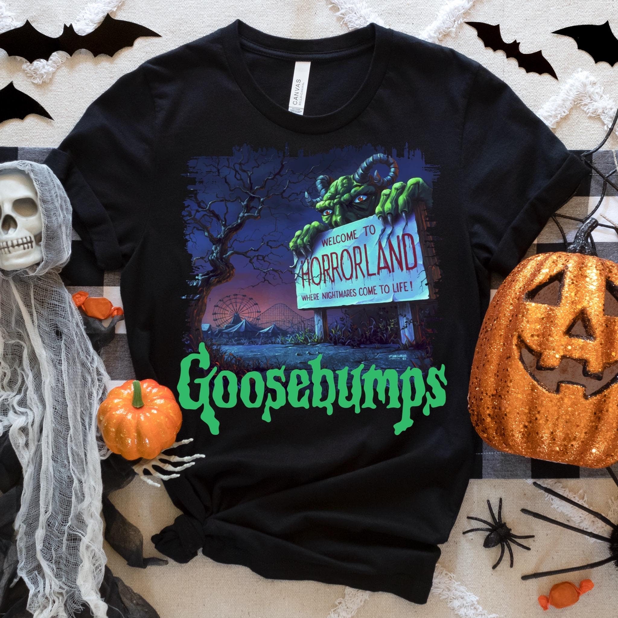 Goosebumps Shirt, Goosebumps Womens Shirt, Halloween Shirt, Goosebumps Kids Shirt, Spooky Season Shirt, Gift For Halloween, Retro halloween HW2108