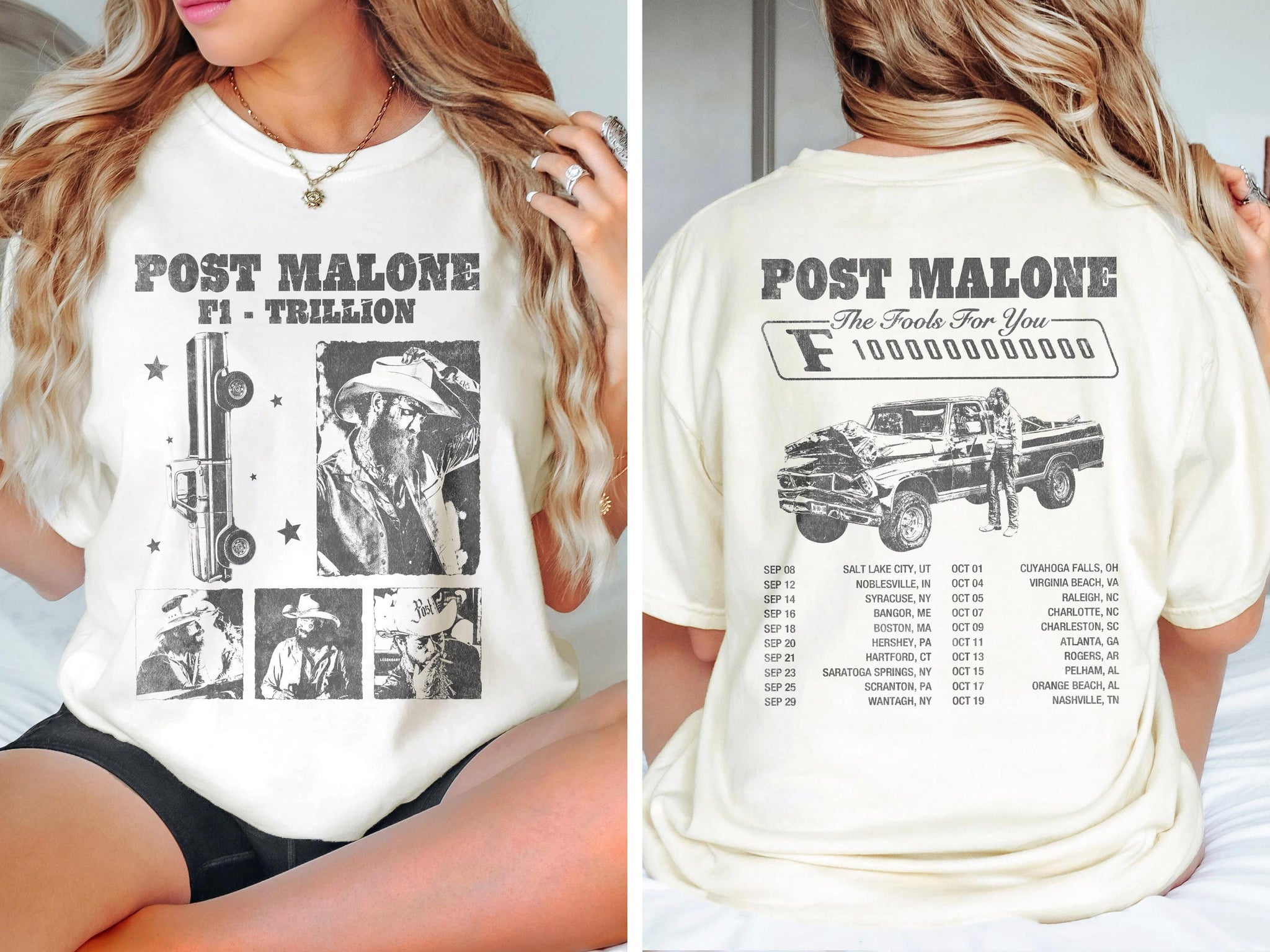 Vintage Post Malone Shirt, Malone Rap Music, Post Malone F1 Trillion Tour Shirt, Posty Rapper, Malone Music The Album Shirt, Country Music. TD1010