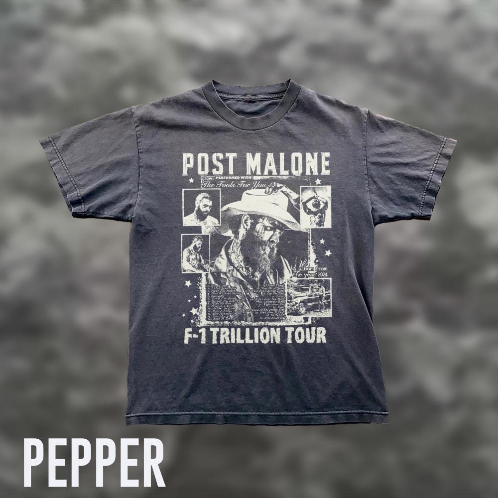 Post Malone New Album Tracklist Shirt, Malone Rap Music Post Malone F1 Trillion Tour, Posty Rapper, Malone Music The Album, Country Music. TD1010